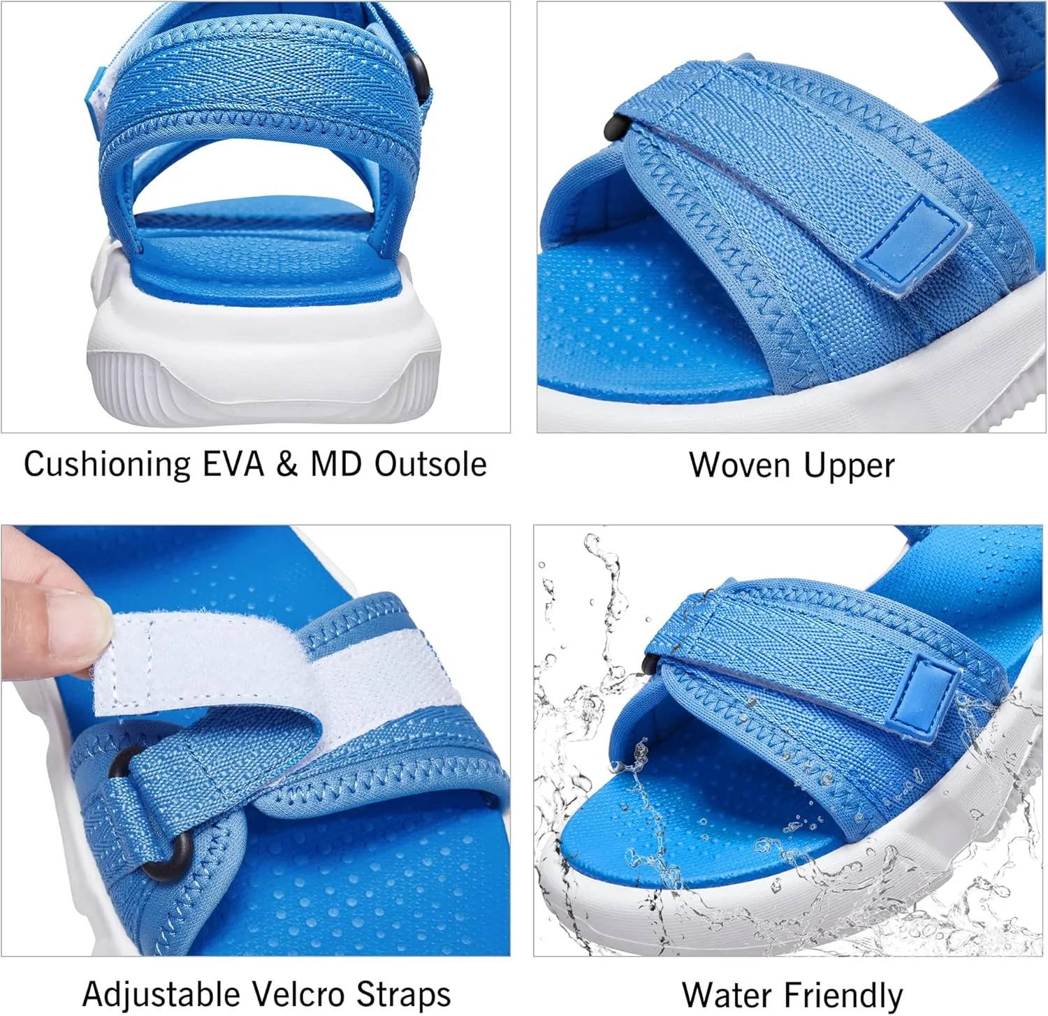 CAMELSPORTS Women Walking Sandals Summer Athletic Sandals Sport Water Shoes Beach for Casual Travel Outdoor