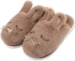 Caramella Bubble Bunny Slippers for Women Fuzzy Cute Animal Memory Foam House Rabbit Slippers Indoor Outdoor