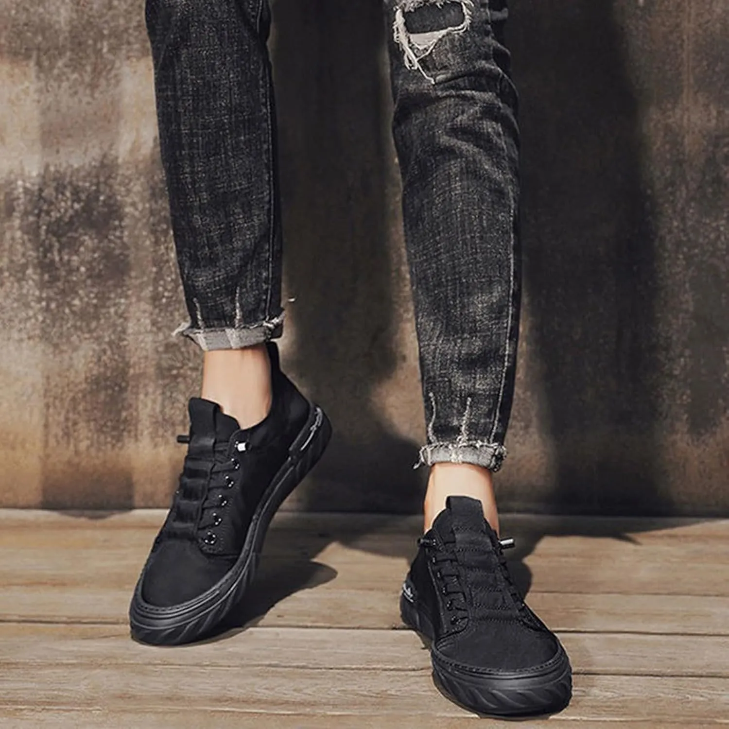 Casual Dress Shoes Spring New Breathable Old Cloth Shoes Korean Trendy Versatile Men's Casual Canvas