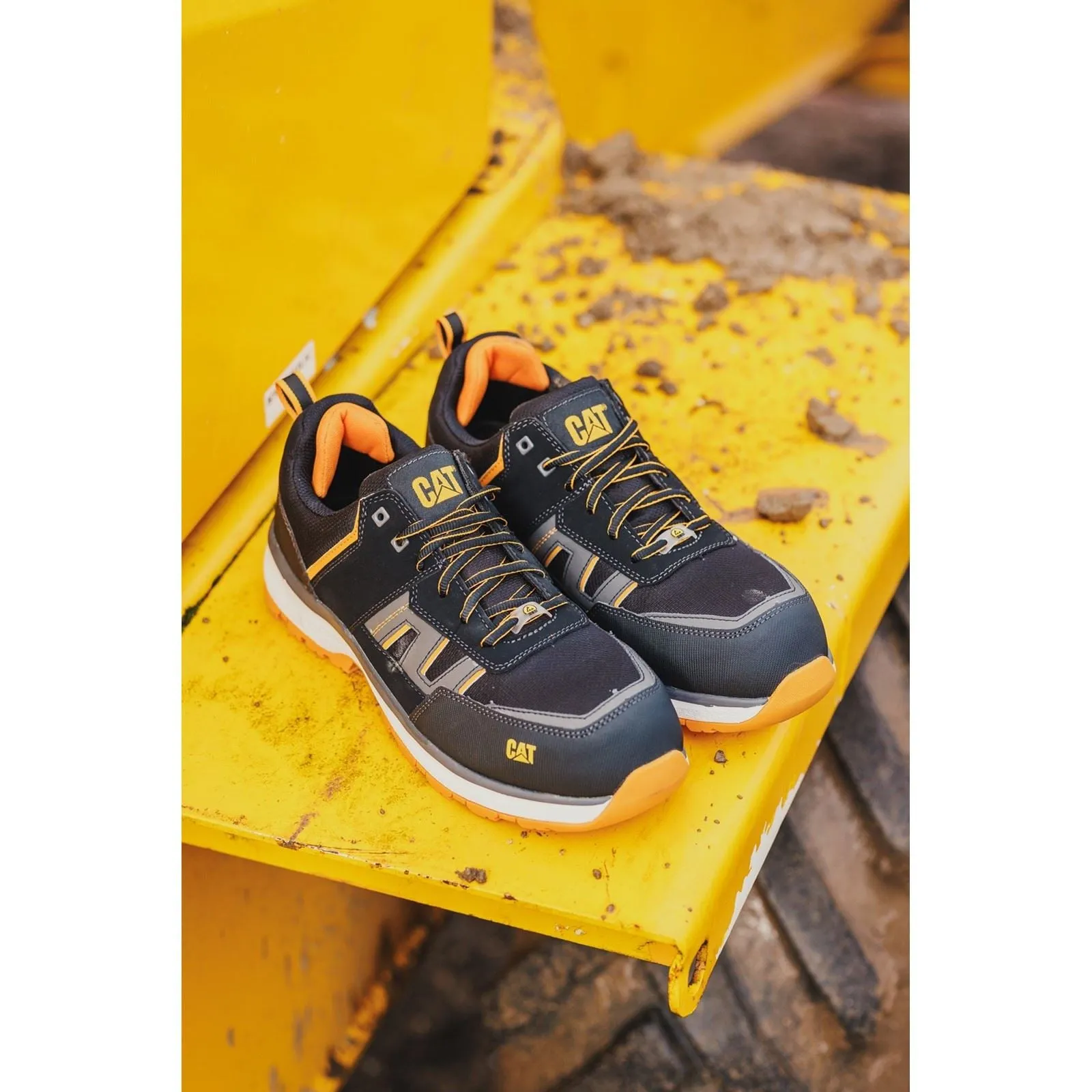 Caterpillar Men's Accelerate S3 Safety Trainer in Orange