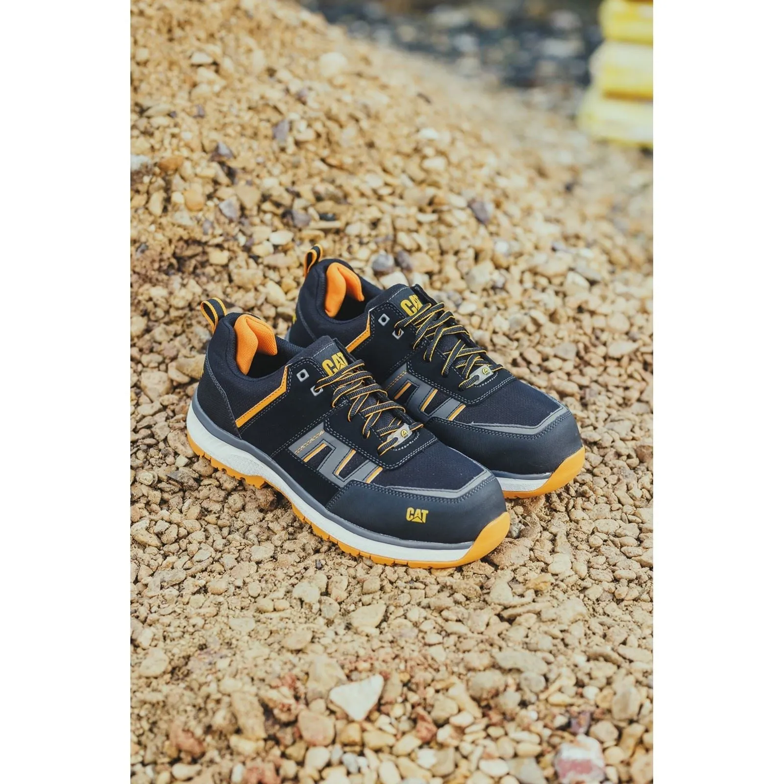 Caterpillar Men's Accelerate S3 Safety Trainer in Orange