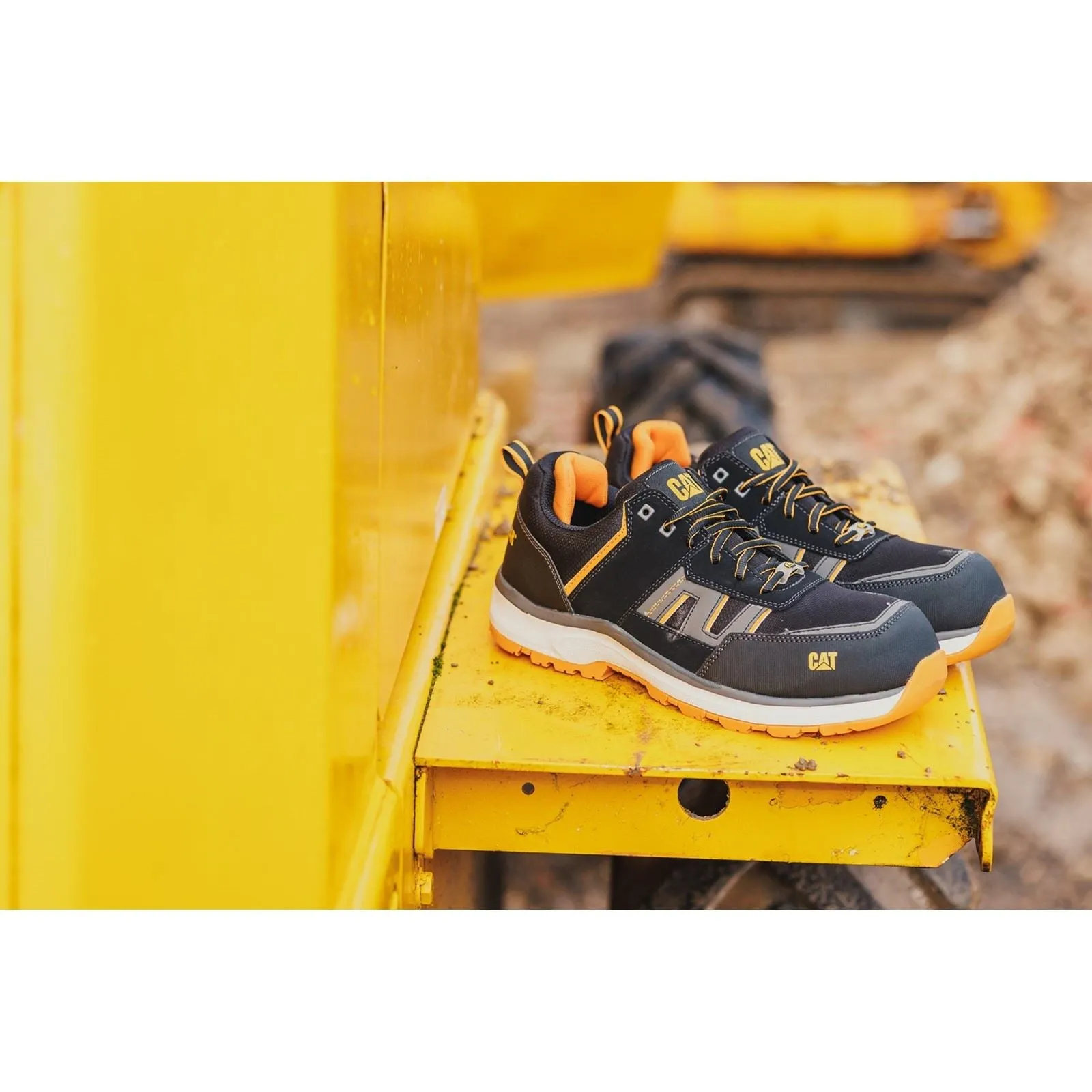 Caterpillar Men's Accelerate S3 Safety Trainer in Orange