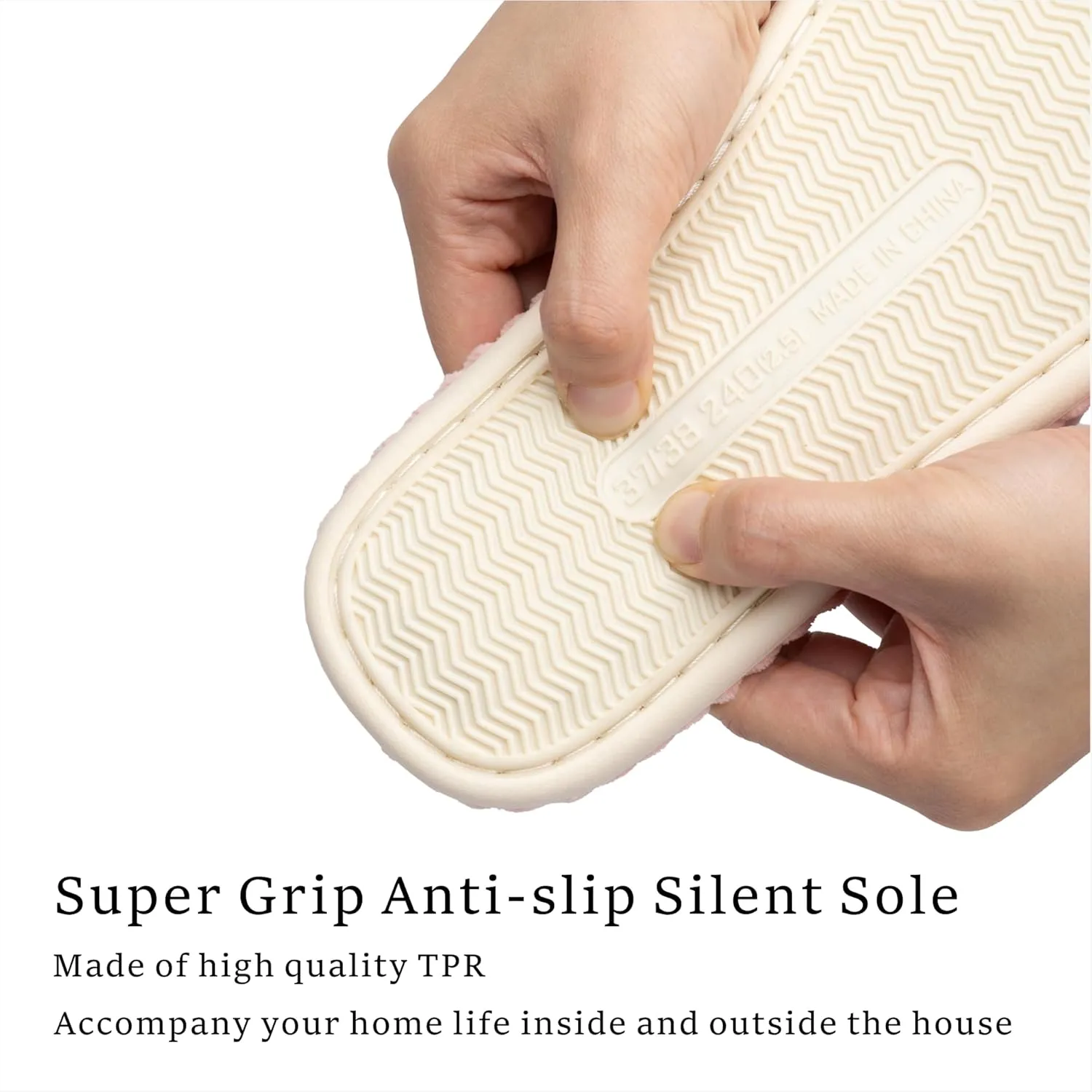 Chantomoo Slippers for Women Memory Foam House Womens Slipper Slides Home Bedroom Bathroom Spa Open Toe Corduroy Bow Slippers Cozy Comfortable