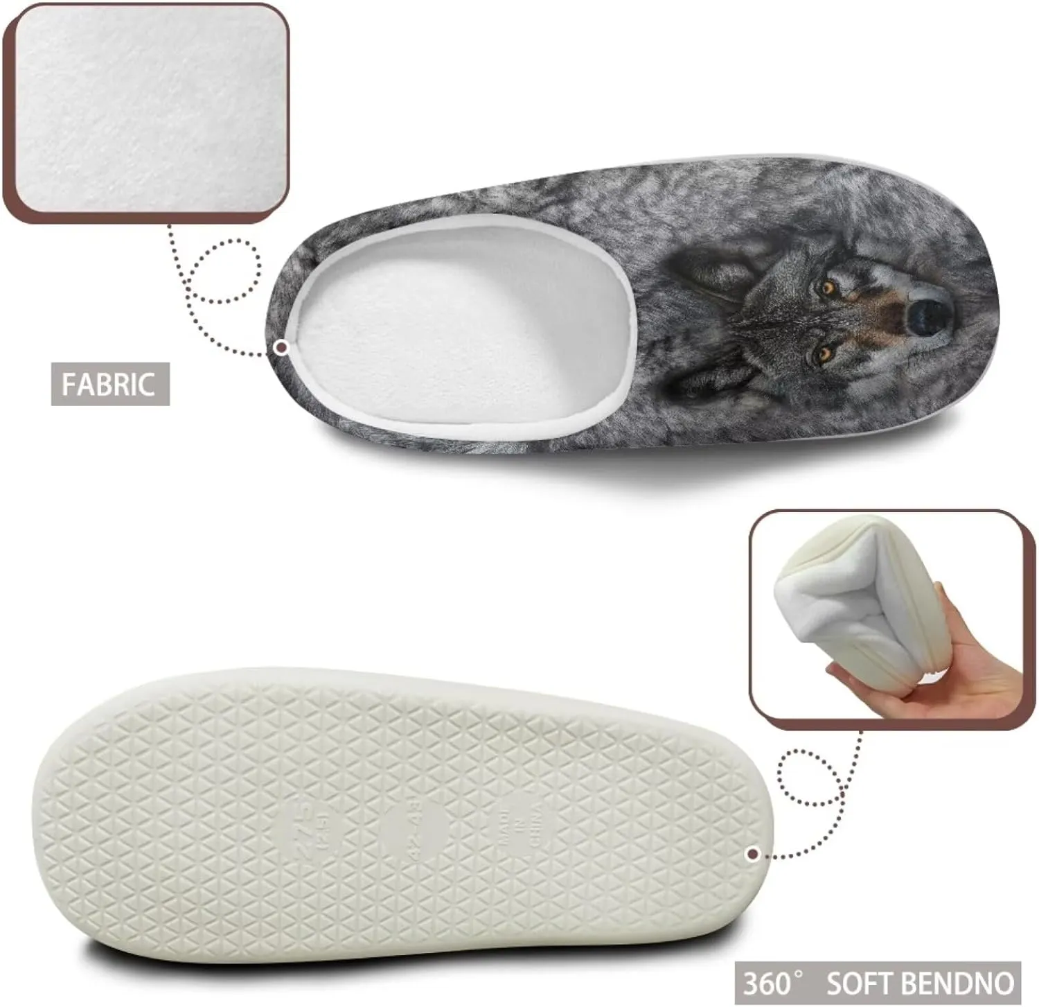 chaqlin Fuzzy House Slipper Womens Memory Foam Flat Heels Slippers for Causal Bedroom Walking with Flat Heels Causal Outdoor Indoor Shoes