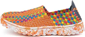ChicWind Unisex Ultra Lightweight Woven Fashion Sneakers Casual Slip On Walking Shoes