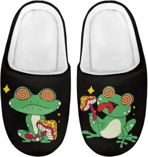 Child Plush Slip on House Slipper Plush Cozy Warm Slippers with Memory Foam