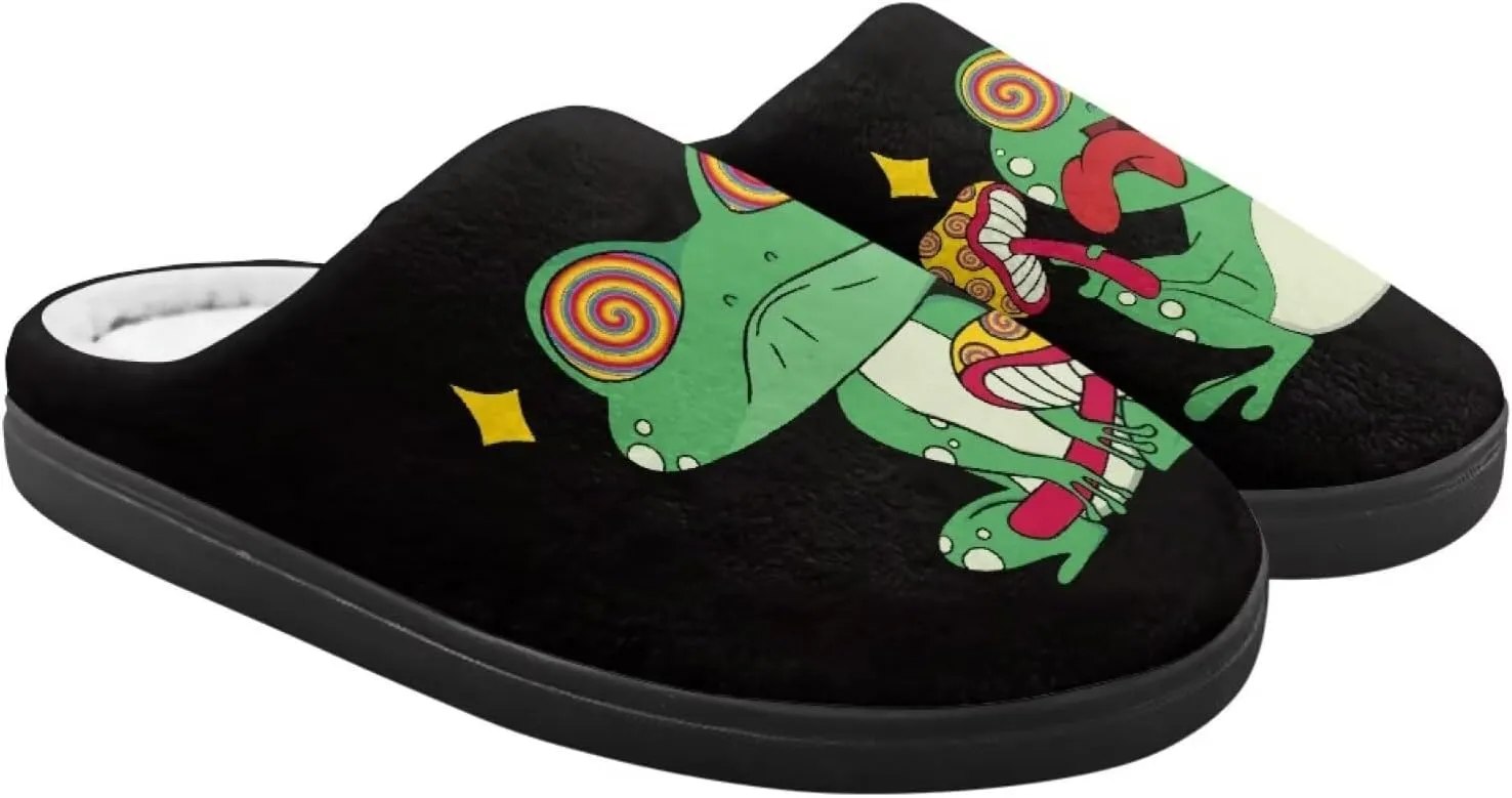 Child Plush Slip on House Slipper Plush Cozy Warm Slippers with Memory Foam