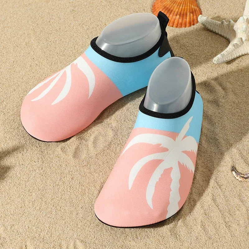 Children Quick Dry Non-Slip Barefoot Beach Seaside Water Shoes Outdoor Comfortable Aqua Shoe Boy Girl Soft Sufing Swimming Shoes