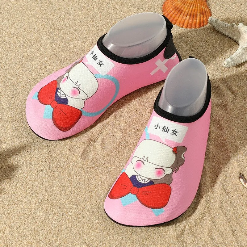Children Quick Dry Non-Slip Barefoot Beach Seaside Water Shoes Outdoor Comfortable Aqua Shoe Boy Girl Soft Sufing Swimming Shoes
