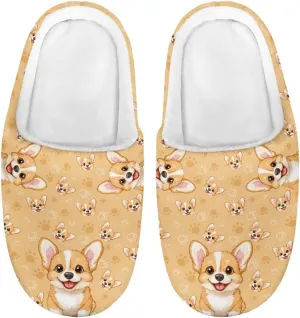 Children's Plush Slippers Cozy Plush Slip-on House Shoes with Memory Foam Warm Winter Kids Non-Slip Indoor Slipper