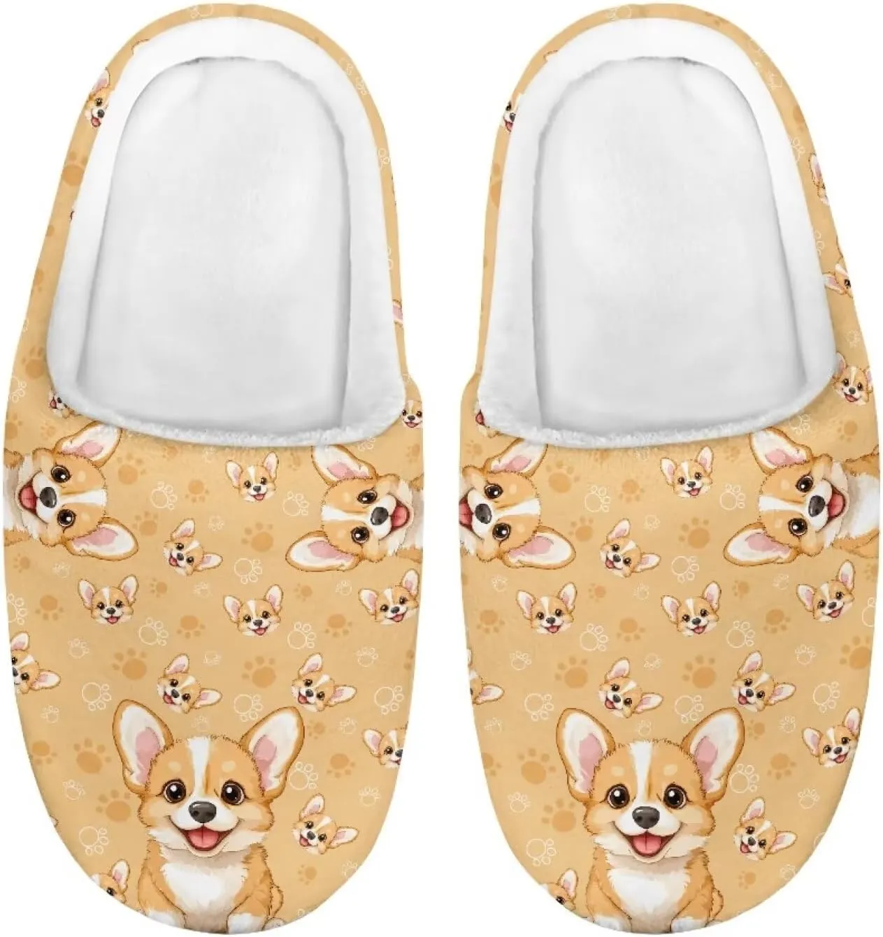 Children's Plush Slippers Cozy Plush Slip-on House Shoes with Memory Foam Warm Winter Kids Non-Slip Indoor Slipper