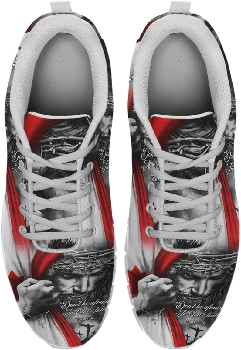 Christian Jesus Just Have Faith Canadian Shoes Men Women Running Shoes Non Slip Soft Lightweight Walking Sneakers