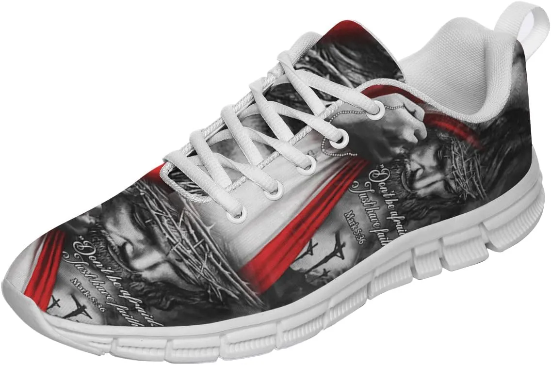 Christian Jesus Just Have Faith Canadian Shoes Men Women Running Shoes Non Slip Soft Lightweight Walking Sneakers
