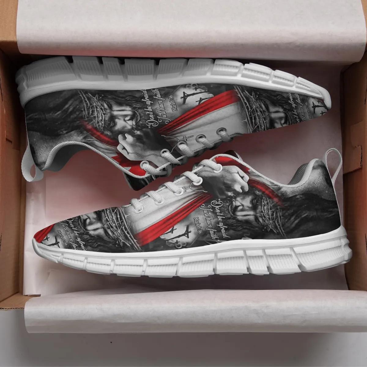 Christian Jesus Just Have Faith Canadian Shoes Men Women Running Shoes Non Slip Soft Lightweight Walking Sneakers