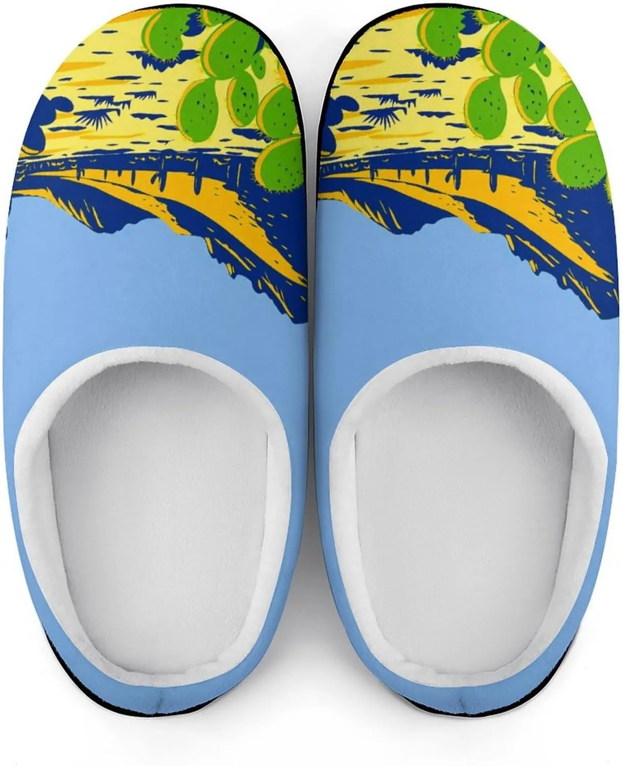 Christmas House Slippers For Woman Ladies Memory Foam Bedroom Slipper Indoor Outdoor Slip-On Shoes Funny Fall Slippers