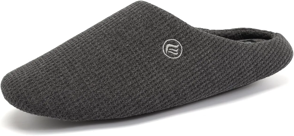 CIOR Unisex Men's Women's Memory Foam Slippers Comfort Cotton-blend Closed Toe House Shoes Indoor Scuff