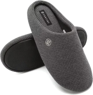 CIOR Unisex Men's Women's Memory Foam Slippers Comfort Cotton-blend Closed Toe House Shoes Indoor Scuff