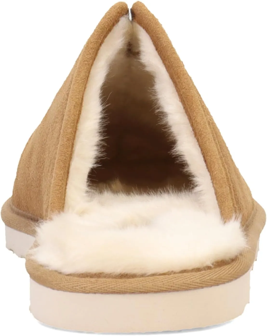 Clarks Men's, Plush Fur Scuff Slipper