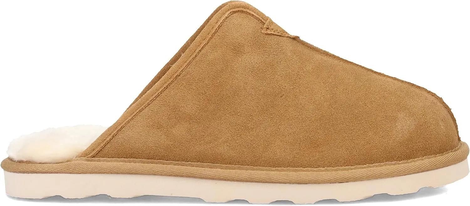 Clarks Men's, Plush Fur Scuff Slipper