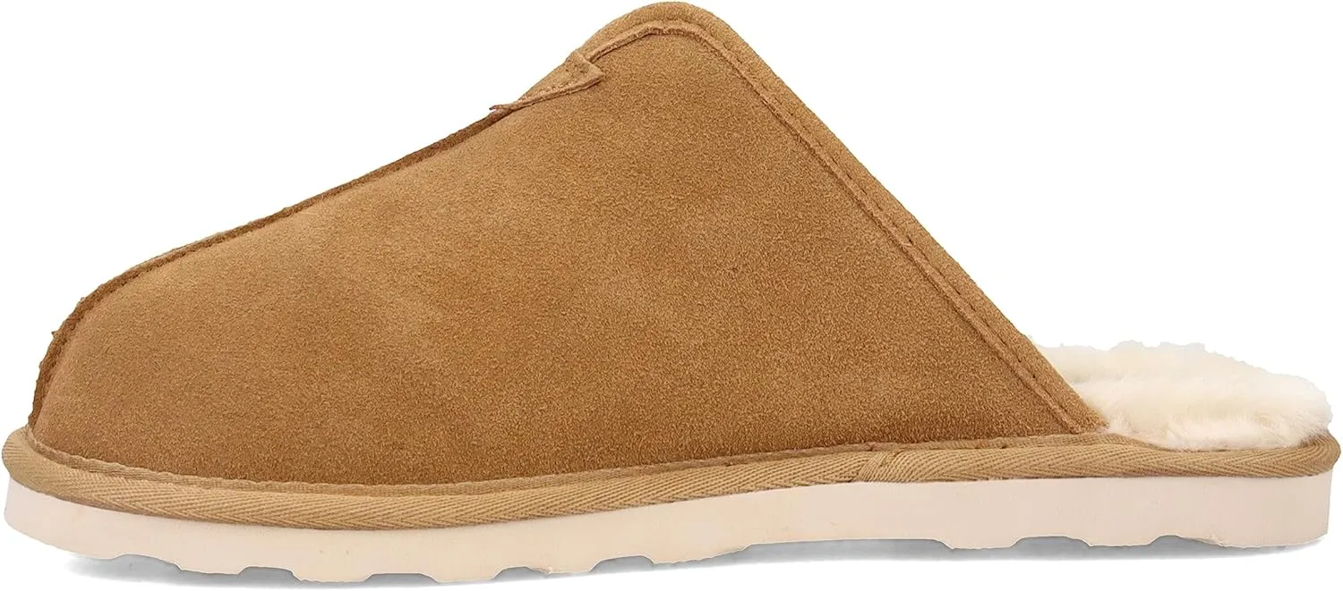 Clarks Men's, Plush Fur Scuff Slipper