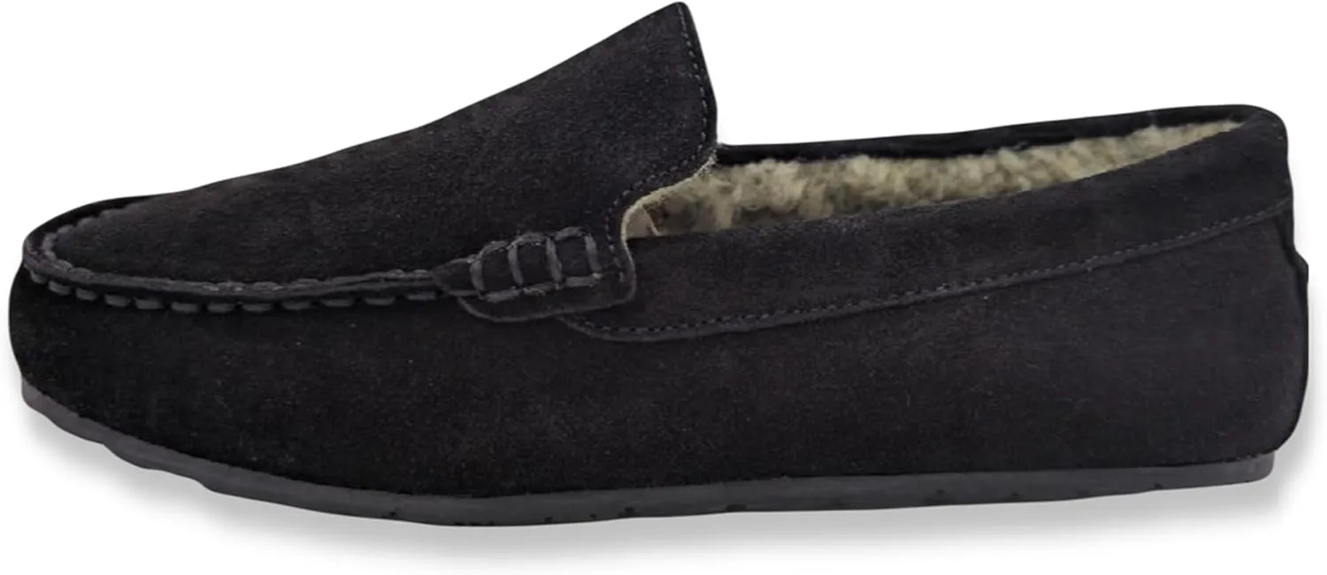 Clarks Men's, Plush Fur Venetian Slipper