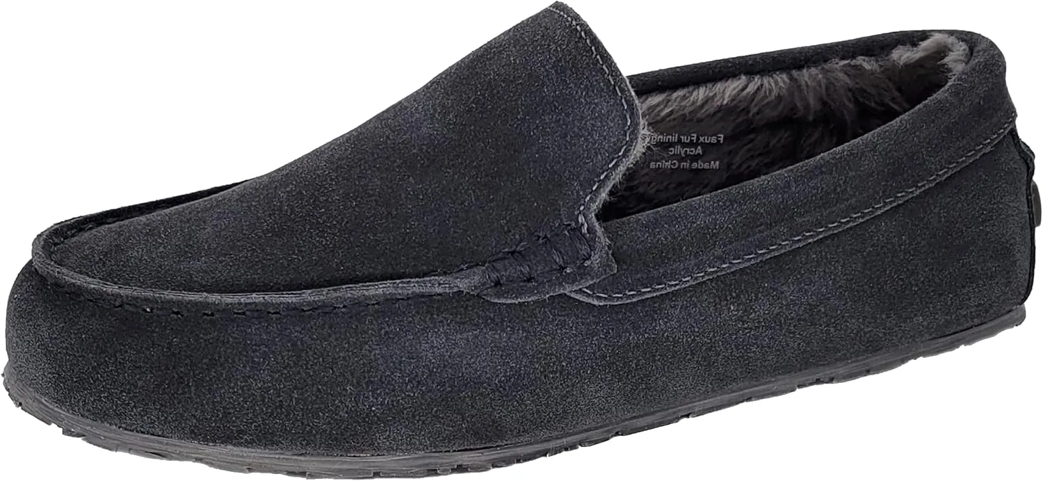 Clarks Men's, Plush Fur Venetian Slipper