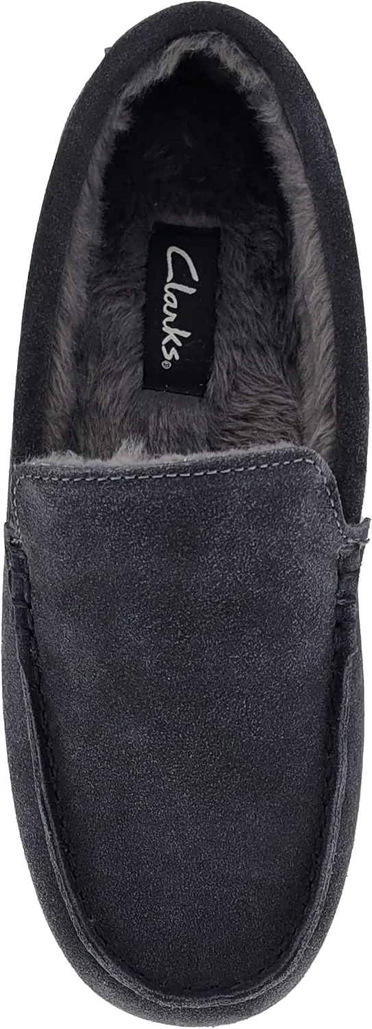 Clarks Men's, Plush Fur Venetian Slipper