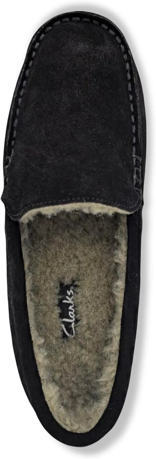 Clarks Men's, Plush Fur Venetian Slipper