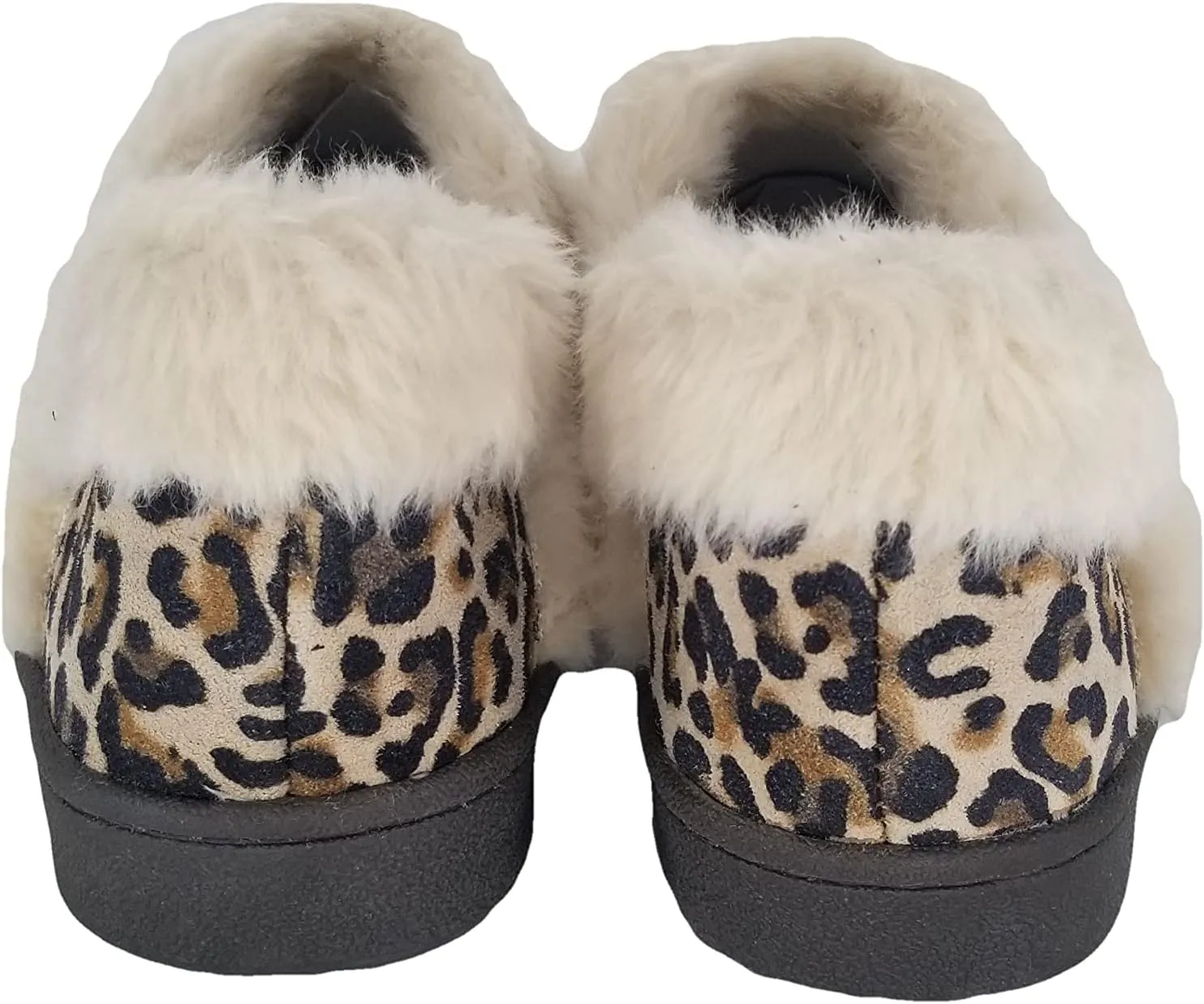 Clarks Womens Suede Leather Ankle Bootie Slipper JMH2034 - Plush Faux Fur Lined - Indoor Outdoor House Slippers For Women