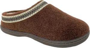 Clarks Womens Wool Felt Clog Slippers JMH1319T - Warm Cozy Plush Faux Fur Lined - Indoor Outdoor House Slipper for Women