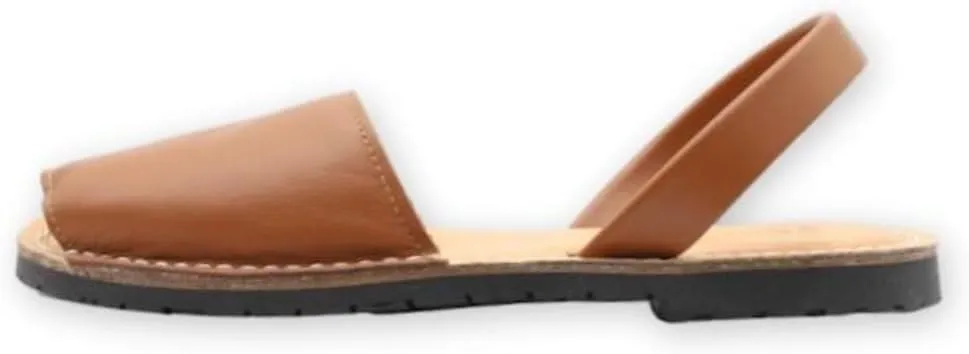 Classic Flat Sandals for Women – Dressy Soft Leather Peep Toe Women’s Flat Sandals, Casual Slip on Flats