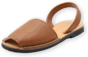 Classic Flat Sandals for Women – Dressy Soft Leather Peep Toe Women’s Flat Sandals, Casual Slip on Flats