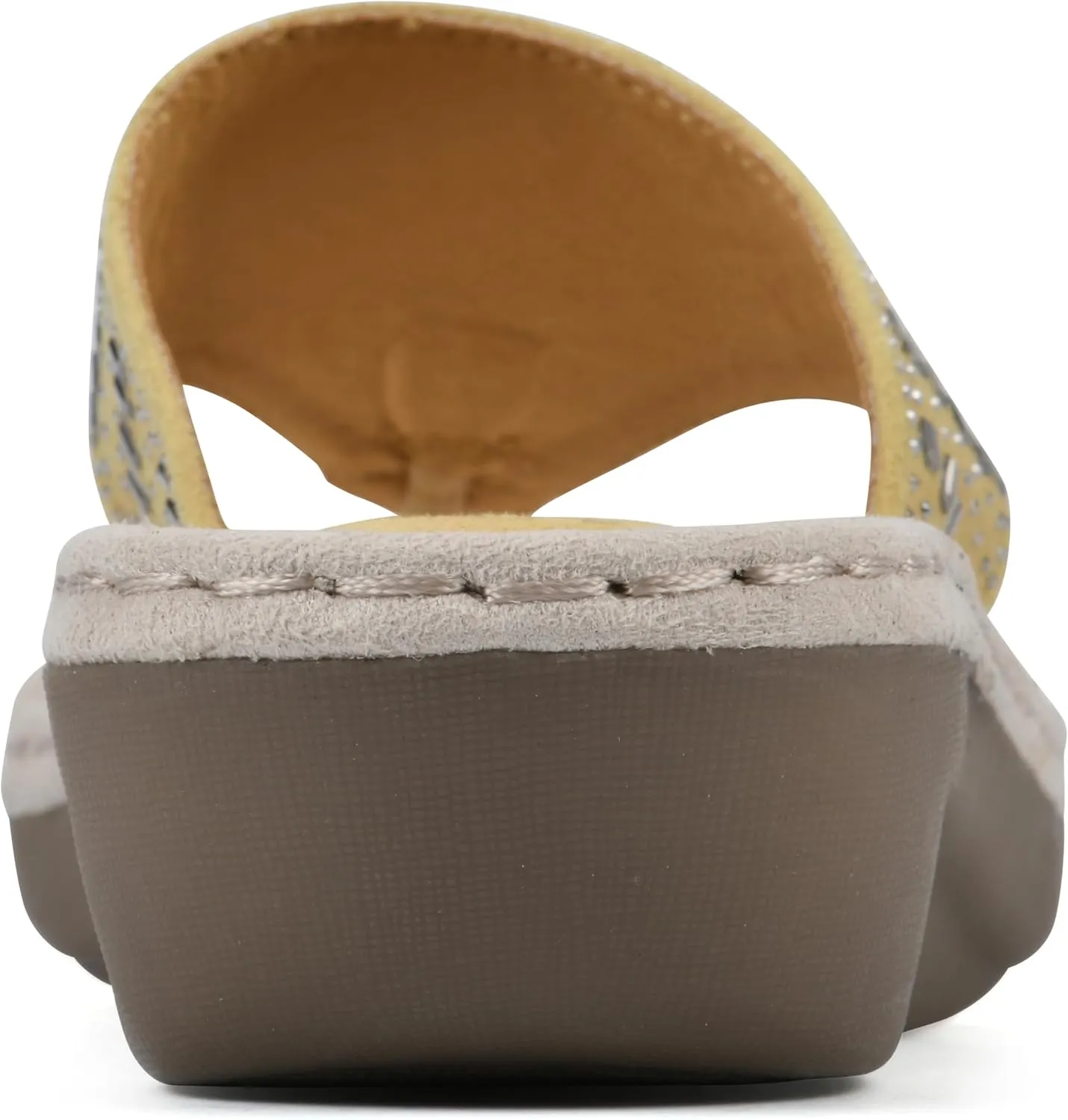 CLIFFS BY WHITE MOUNTAIN Women's Cienna Mini Wedge Flip Flop Sandal