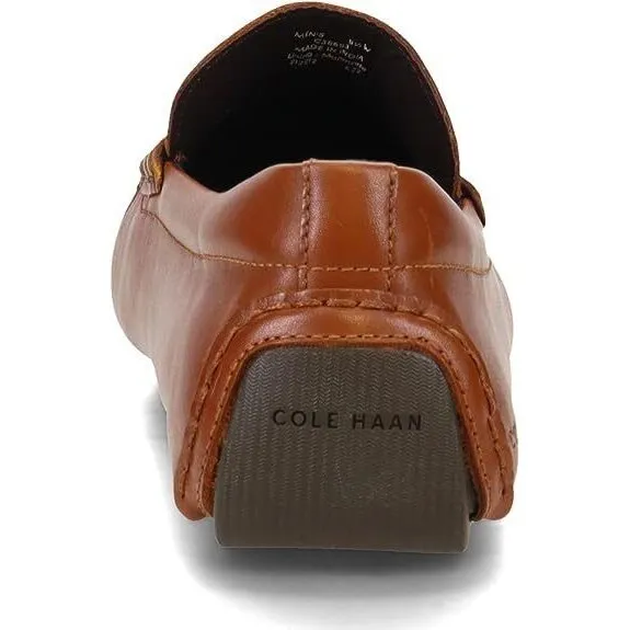 Cole Haan Mens Grand Laser Penny Driver Loafer British Tan/Java C36653