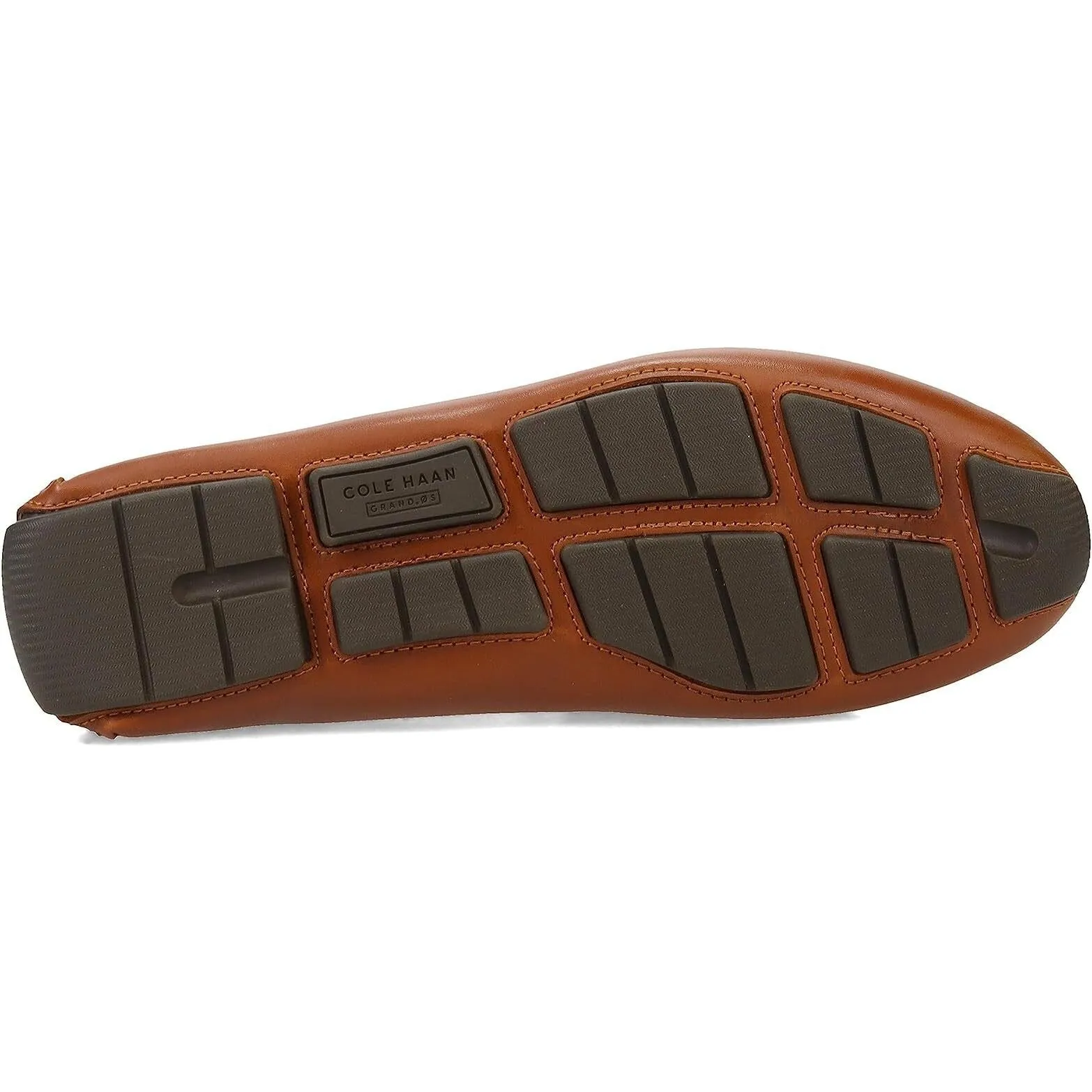 Cole Haan Mens Grand Laser Penny Driver Loafer British Tan/Java C36653