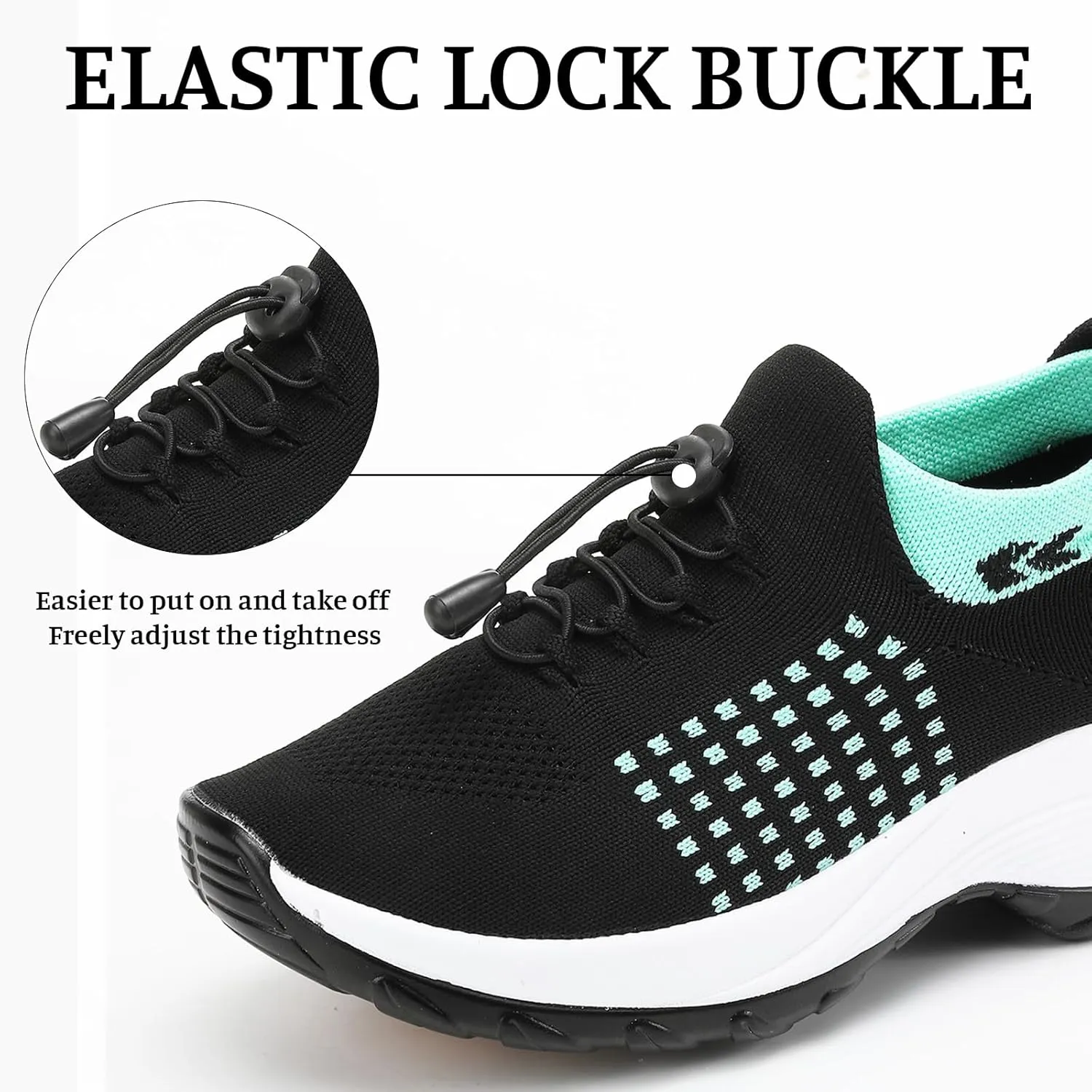 Comfort Wear Orthowear Shoes for Women Men Orthopedic Cushion Shoes Anti-Slip Air Nurse Shoe Breathable Mesh Fashion Sneakers for Women Plantar Fasciitis Unisex Adjustable Elastic Strap Trainers