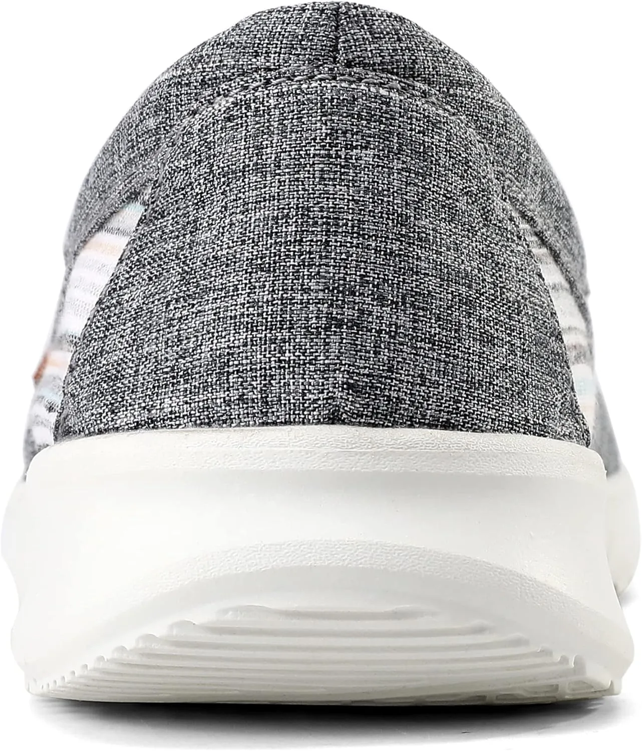 COOJOY Women's Casual Lightweight Stretch Boat Canvas Slip on Shoes Breathable