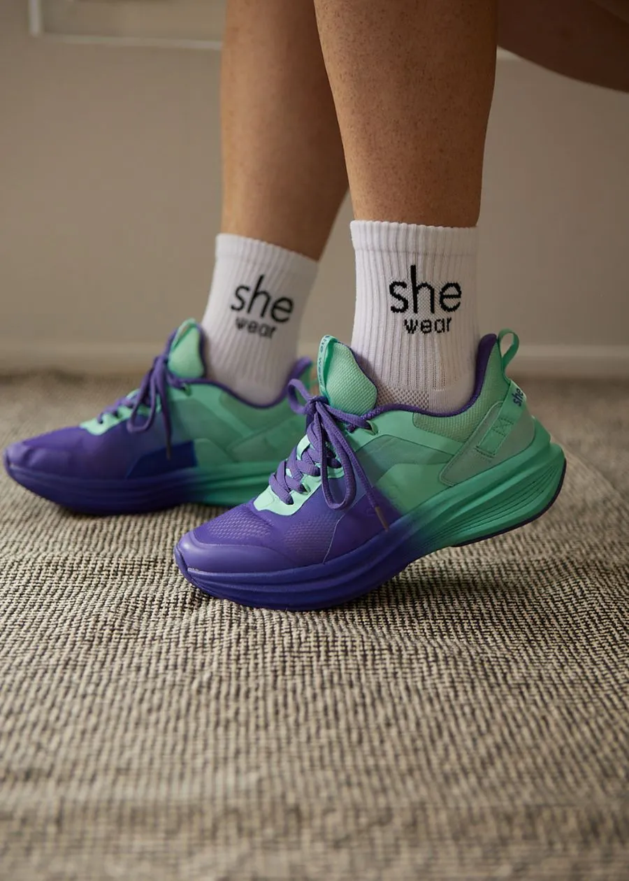 Cooldry performance quarter crew socks
