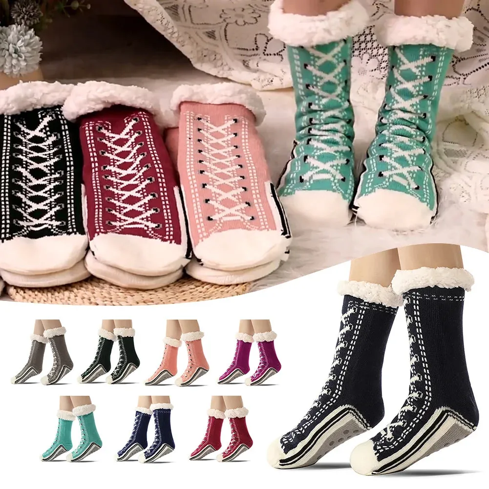 CozyKicks Fluffy Slipper Socks