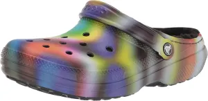 Crocs Unisex-Adult Classic Lined Tie-Dye Clog