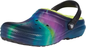 Crocs Unisex-Child Kids' Classic Marbled Tie Dye Lined Clog
