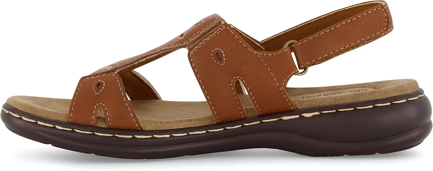 CUSHIONAIRE Women's Briar comfort sandal  Comfort Foam