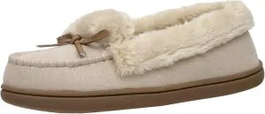 CUSHIONAIRE Women's Sierra Moccasin Slipper  Memory Foam