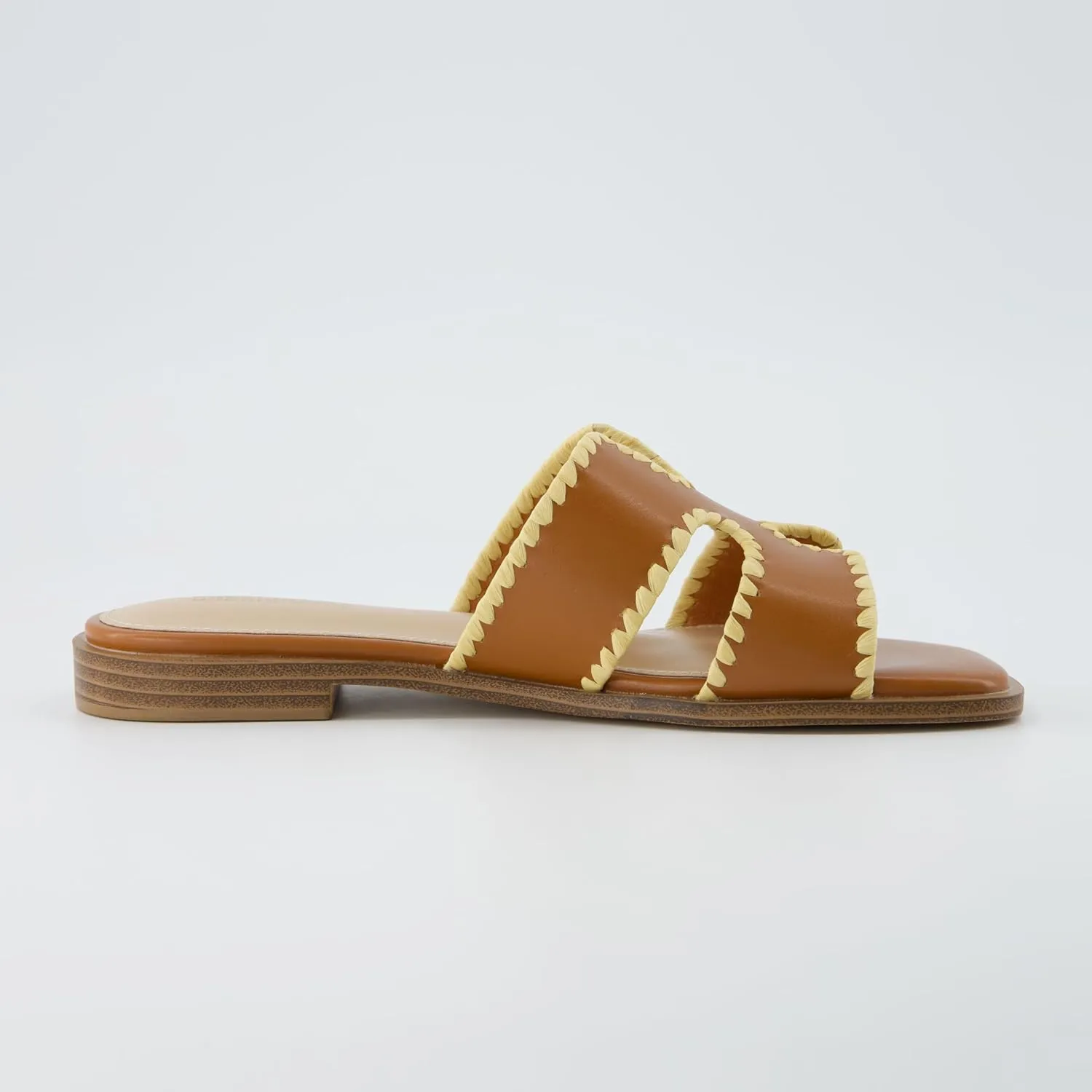 CUSHIONAIRE Women's Voyage slide sandal  Memory Foam, Wide Widths Available