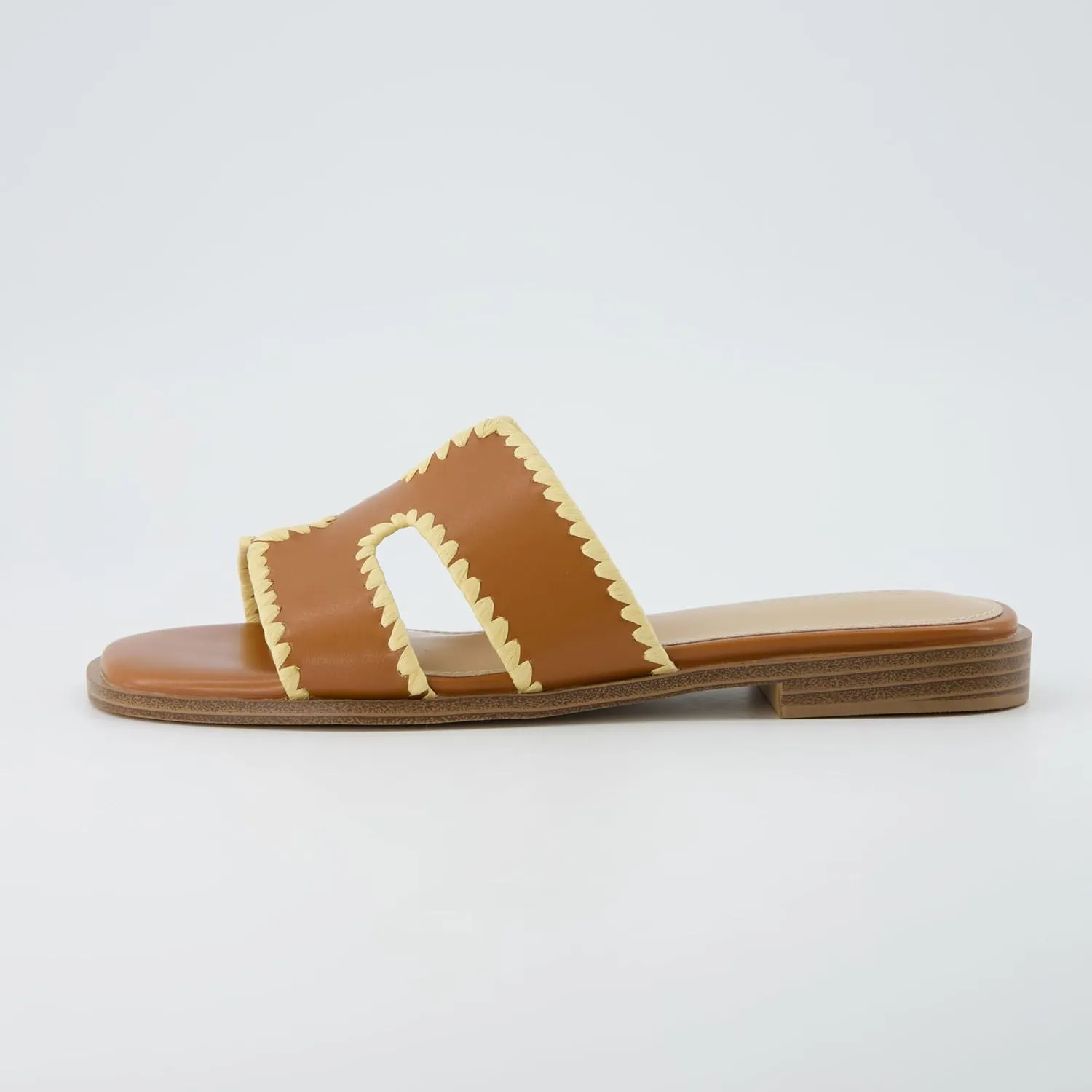 CUSHIONAIRE Women's Voyage slide sandal  Memory Foam, Wide Widths Available