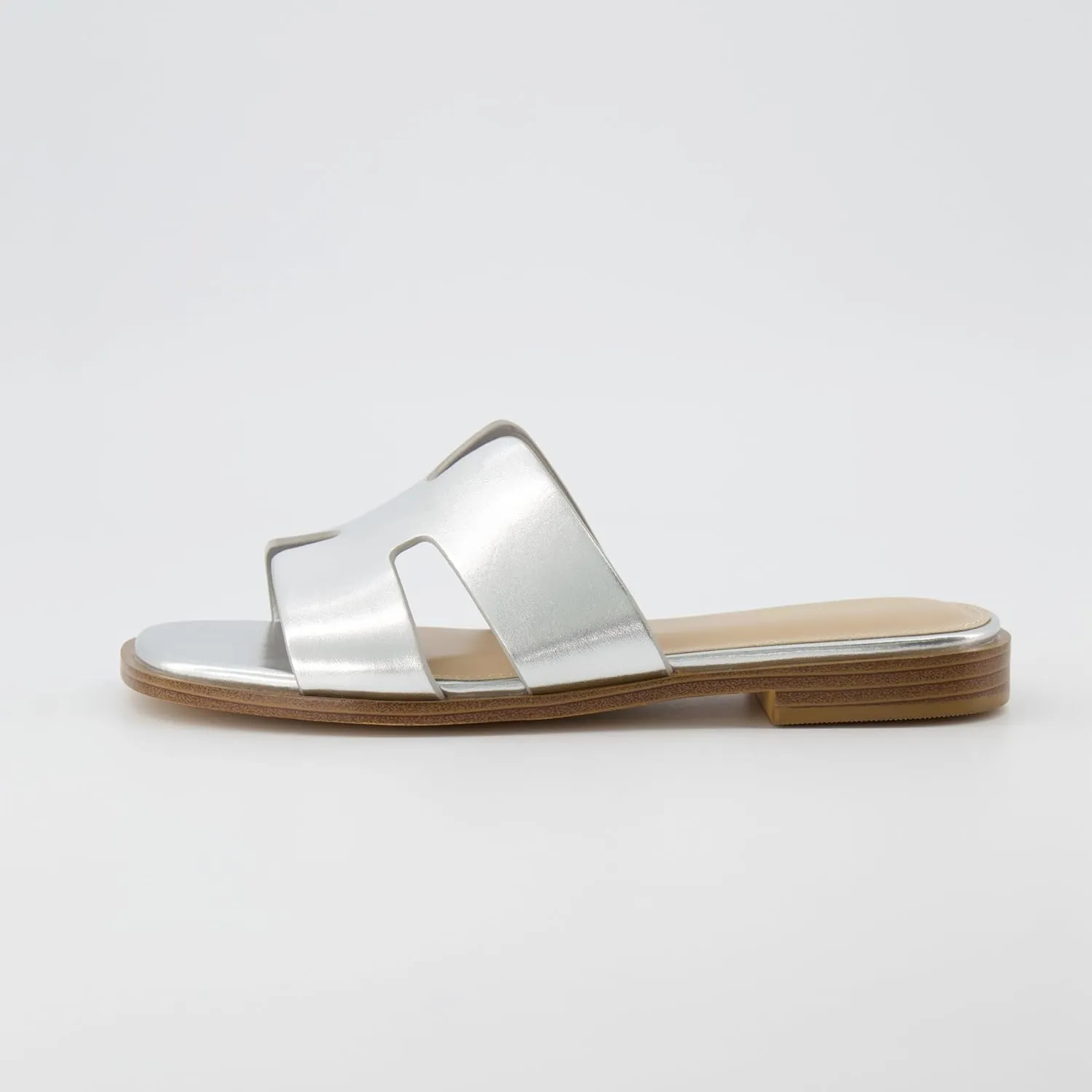 CUSHIONAIRE Women's Voyage slide sandal  Memory Foam, Wide Widths Available