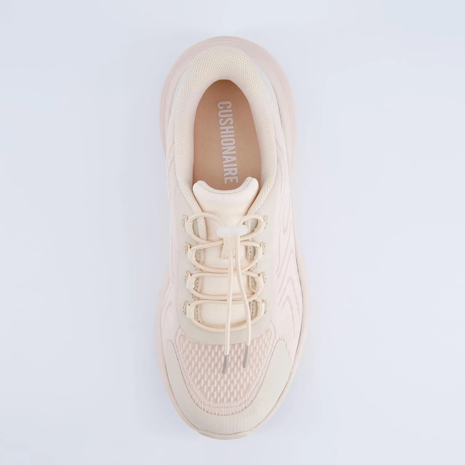 CUSHIONAIRE XPLOR Women’s Athletic Sneaker – Chunky Lace-Up Trainer with Lightweight Mesh Upper & Cushioned Platform Sole