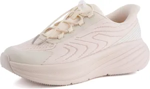 CUSHIONAIRE XPLOR Women’s Athletic Sneaker – Chunky Lace-Up Trainer with Lightweight Mesh Upper & Cushioned Platform Sole