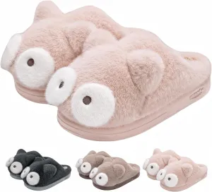 Cute Cat Slippers - Kawaii Animal Fluffy, Plush Warm Cozy House Slippers for Women and Men
