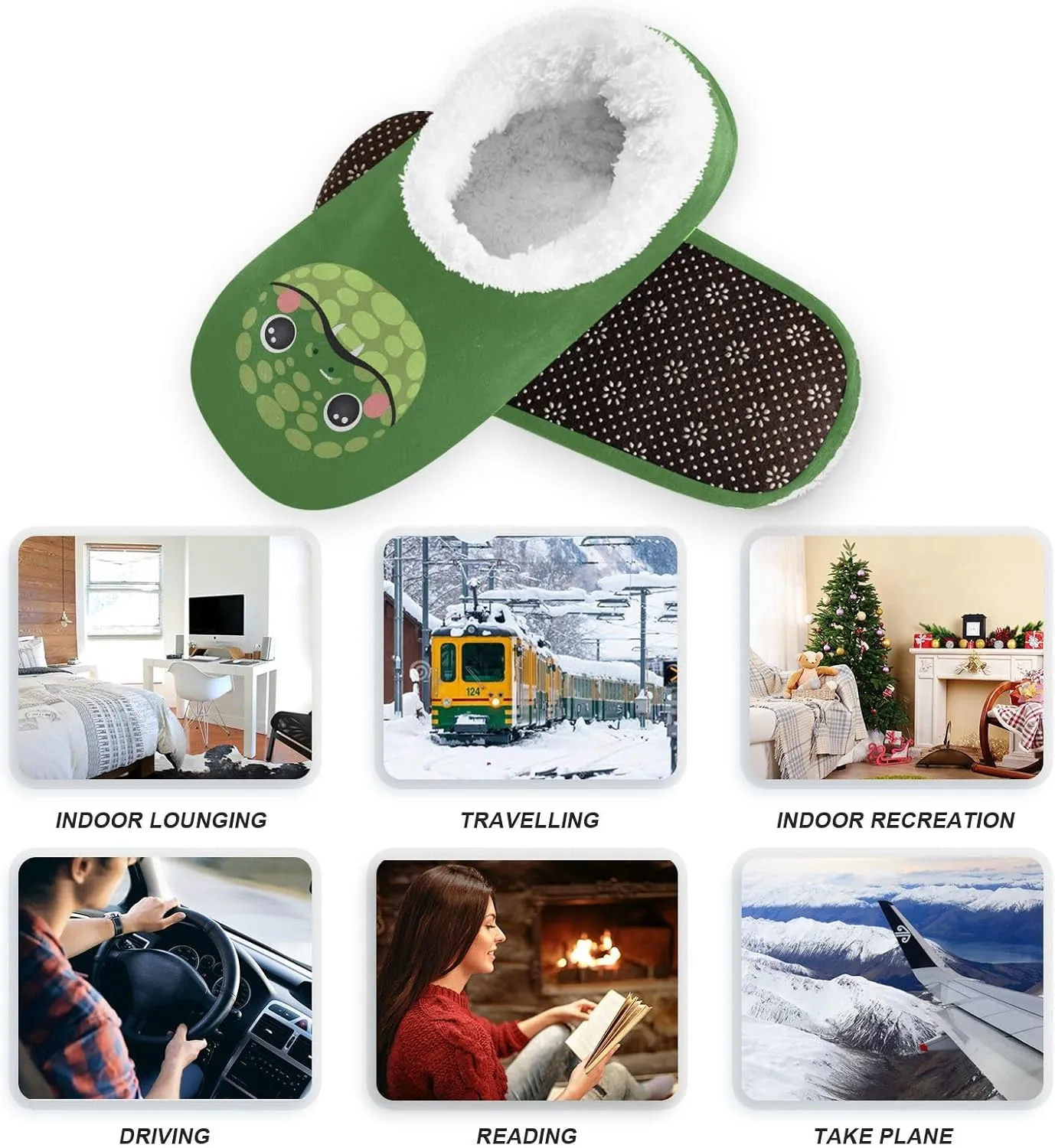 Cute Koala Bear Indoor House Slippers Spa Winter Slipper Home Slippers Soft Memory Foam Slipper Non Slip for Travel Hotel Bedroom Shoes M